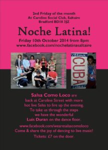 Caroline Social Club | Noche Latina - Salsa Como Loco